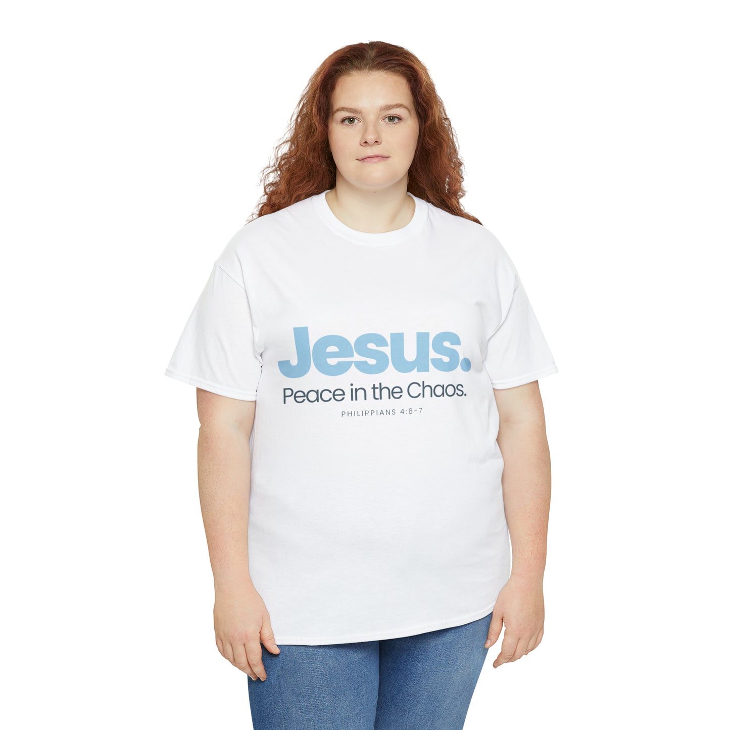 A Cultivating Journey Comfy Cotton Tee ~ Inspirational T-shirt ~ Motivational t-shirt ~ Christian t-shirt ~ Jesus Peace in the Chaos