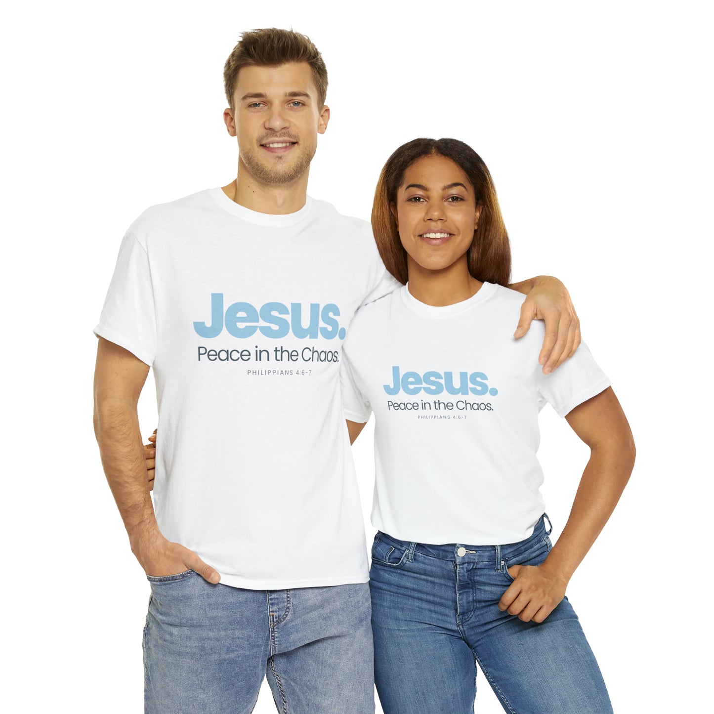 A Cultivating Journey Comfy Cotton Tee ~ Inspirational T-shirt ~ Motivational t-shirt ~ Christian t-shirt ~ Jesus Peace in the Chaos