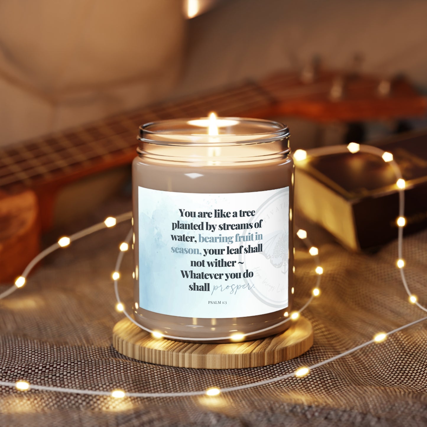 A Cultivating Journey Scented Candles, 9oz ~ You are like a tree planted ~ Christian gifts ~ Motivational gifts ~ Inspirational gifts