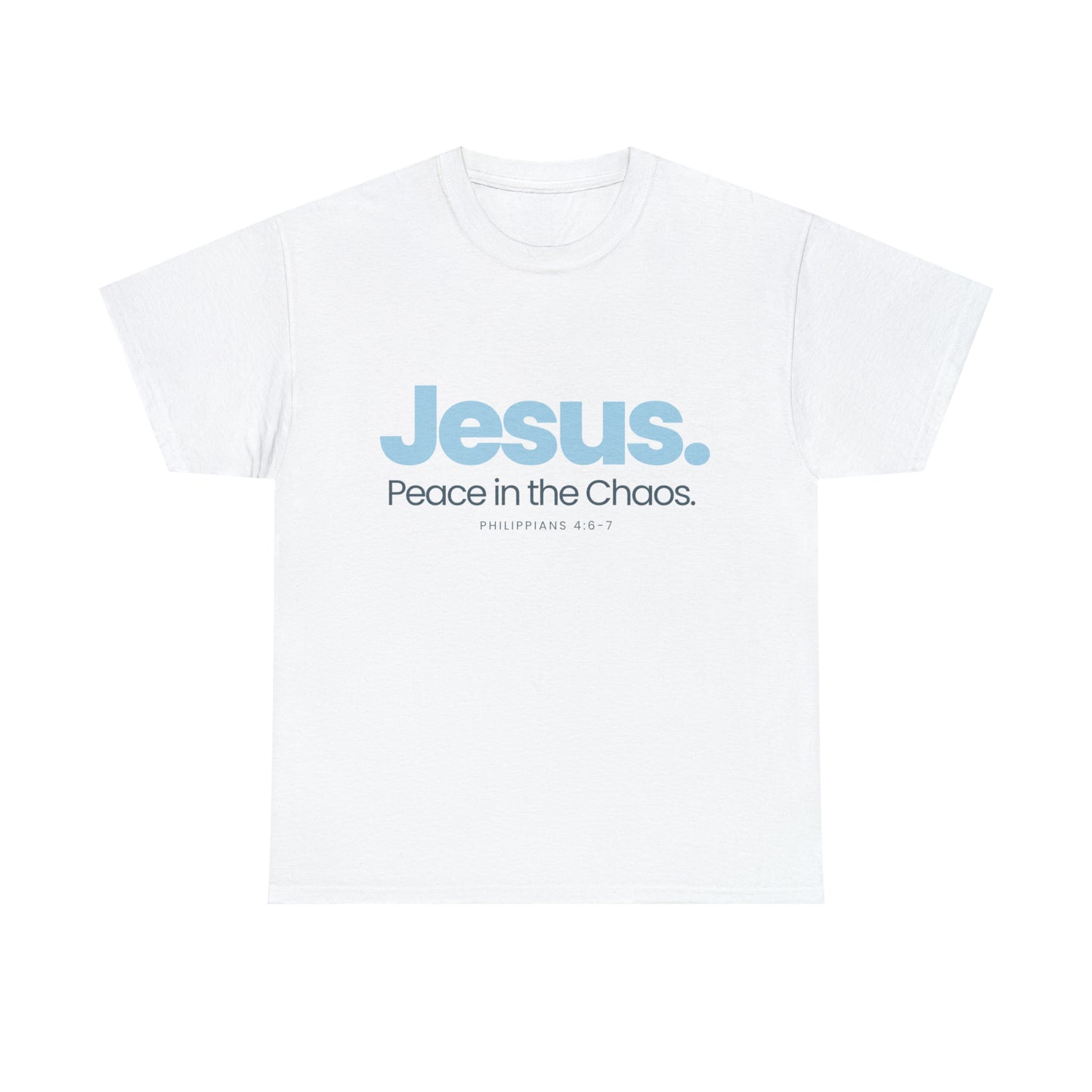 A Cultivating Journey Comfy Cotton Tee ~ Inspirational T-shirt ~ Motivational t-shirt ~ Christian t-shirt ~ Jesus Peace in the Chaos