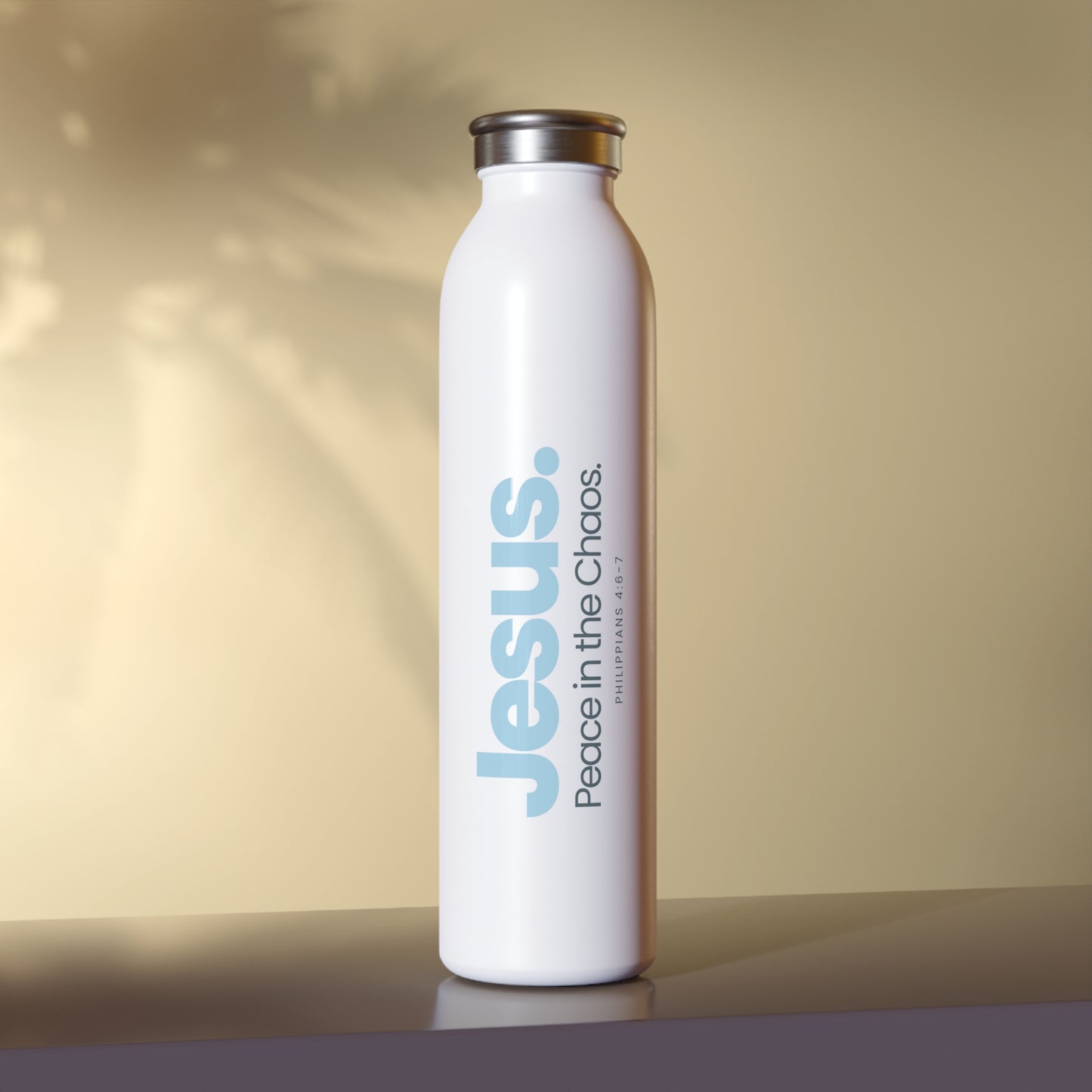 A Cultivating Journey ~ Water Bottle ~ Jesus Peace in the Chaos ~ Inspirational gifts ~ Motivational gifts ~ Christian gifts