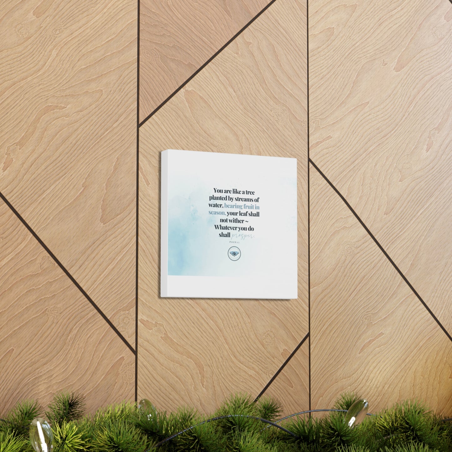 You are like a tree planted ~ A Cultivating Journey Canvas ~ Inspirational ~ Motivational ~ Christian gifts