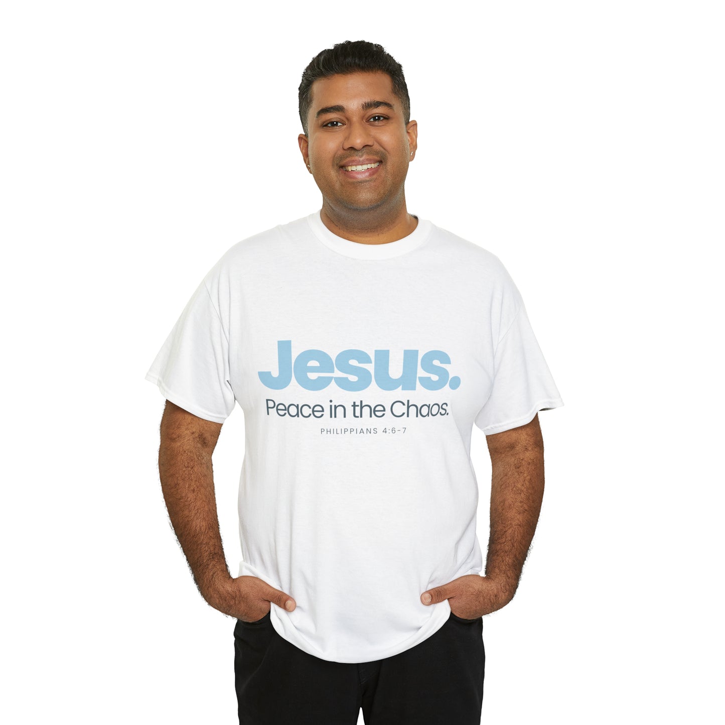 A Cultivating Journey Comfy Cotton Tee ~ Inspirational T-shirt ~ Motivational t-shirt ~ Christian t-shirt ~ Jesus Peace in the Chaos