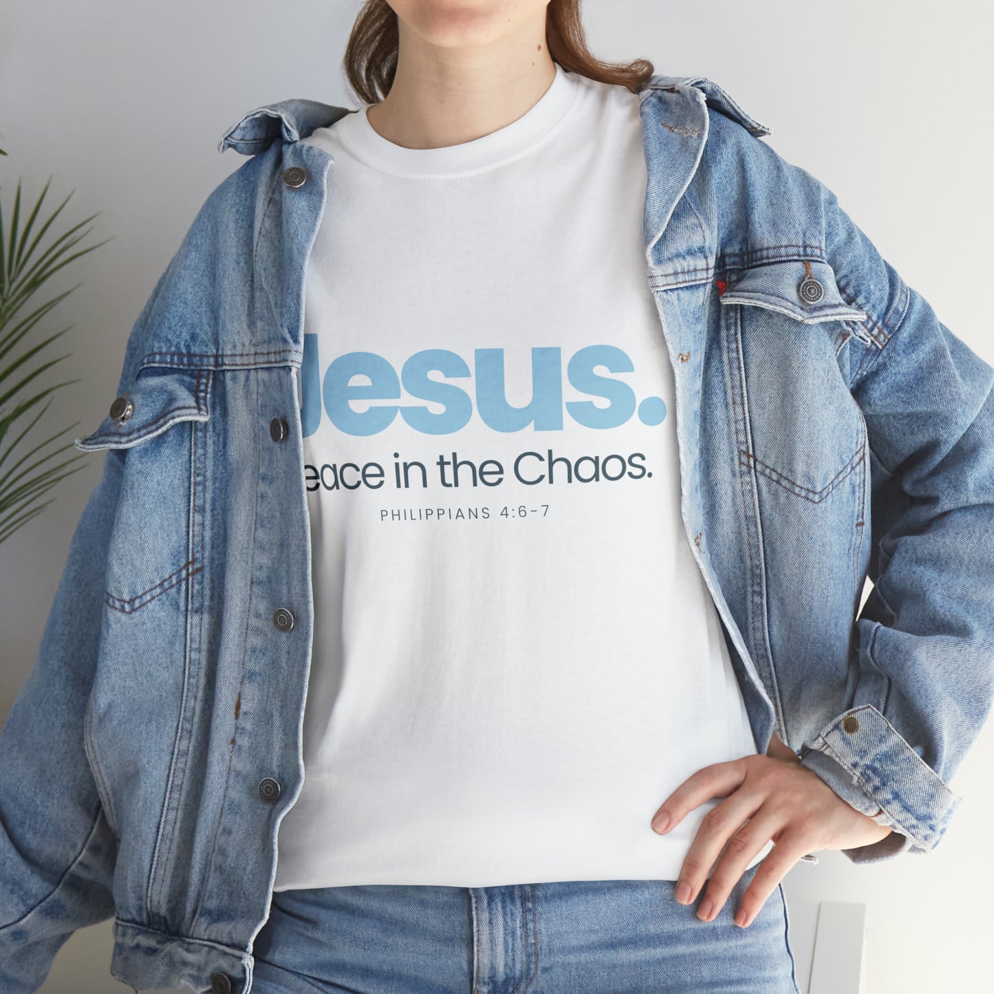 A Cultivating Journey Comfy Cotton Tee ~ Inspirational T-shirt ~ Motivational t-shirt ~ Christian t-shirt ~ Jesus Peace in the Chaos