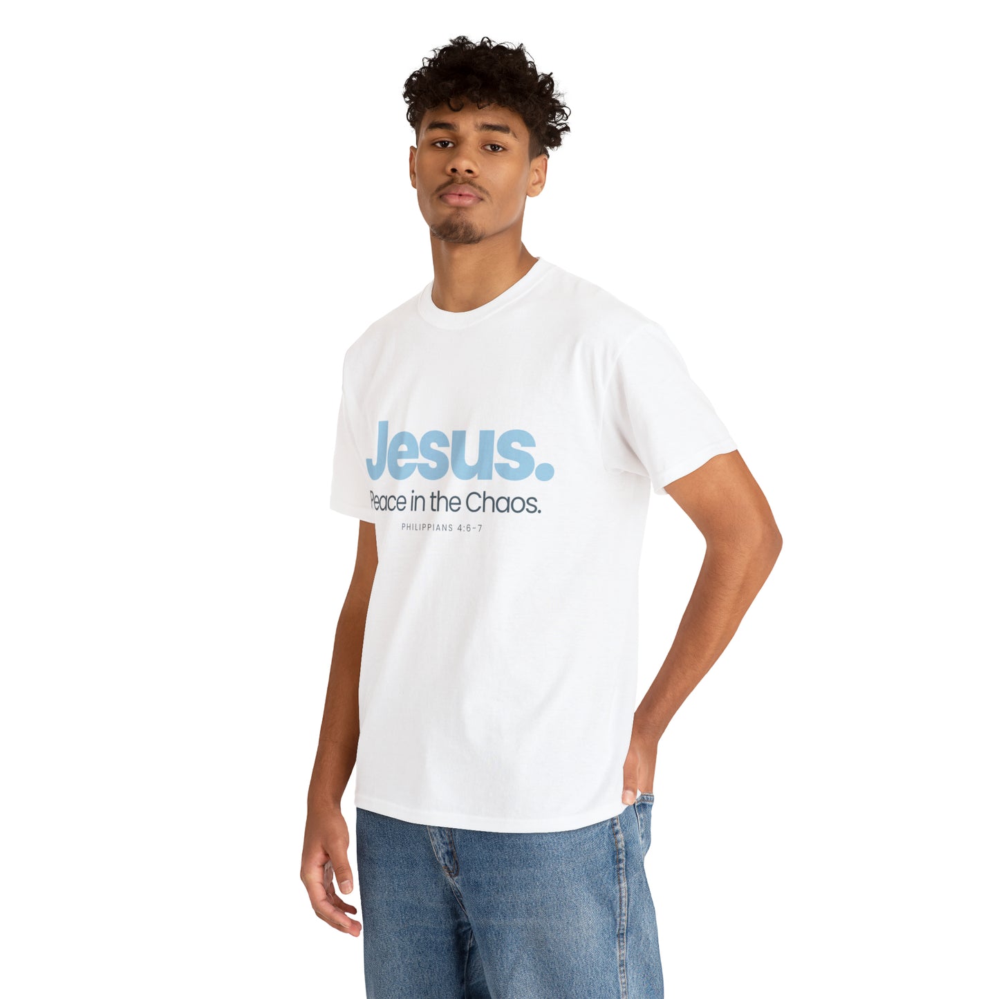 A Cultivating Journey Comfy Cotton Tee ~ Inspirational T-shirt ~ Motivational t-shirt ~ Christian t-shirt ~ Jesus Peace in the Chaos