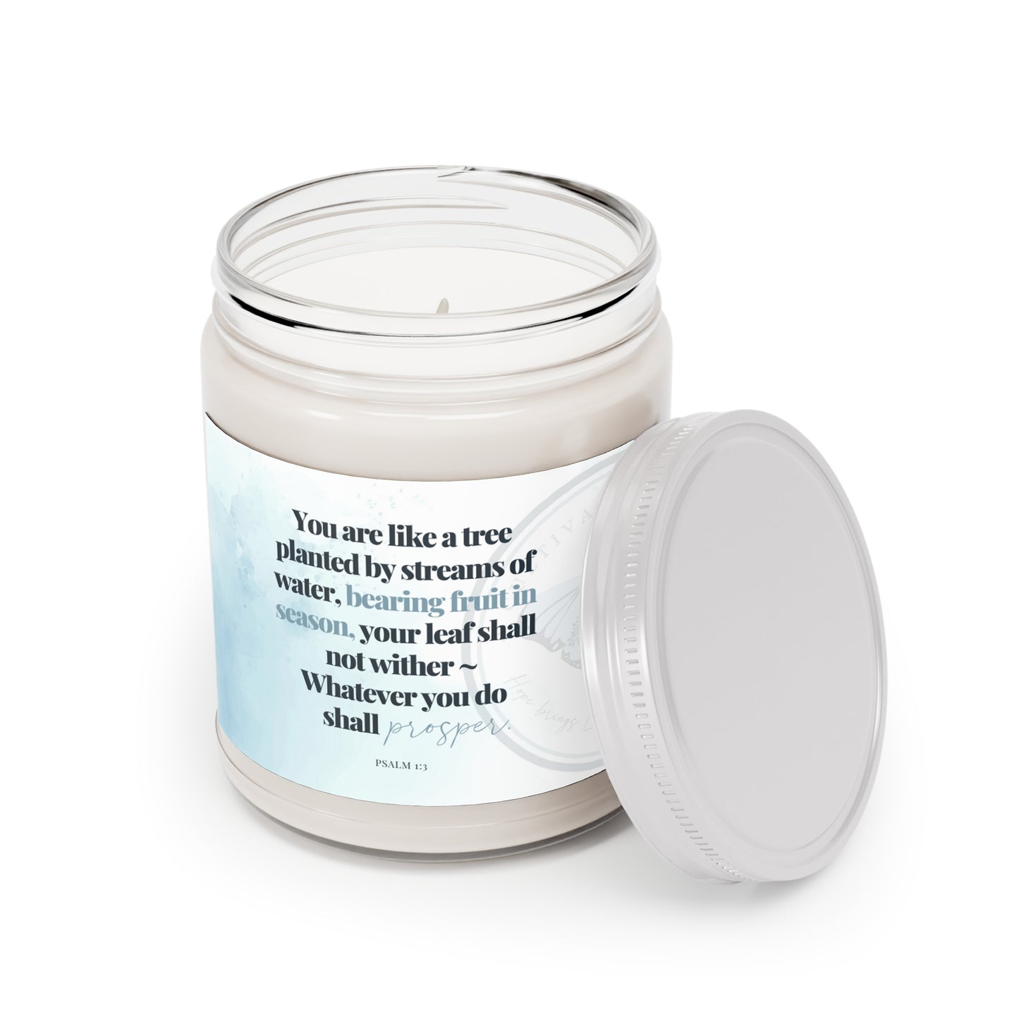 A Cultivating Journey Scented Candles, 9oz ~ You are like a tree planted ~ Christian gifts ~ Motivational gifts ~ Inspirational gifts